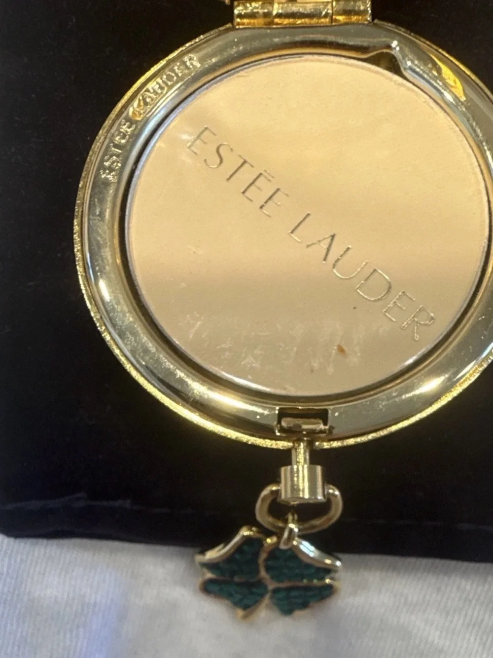 Estée Lauder Lucky Clover Compact Vintage